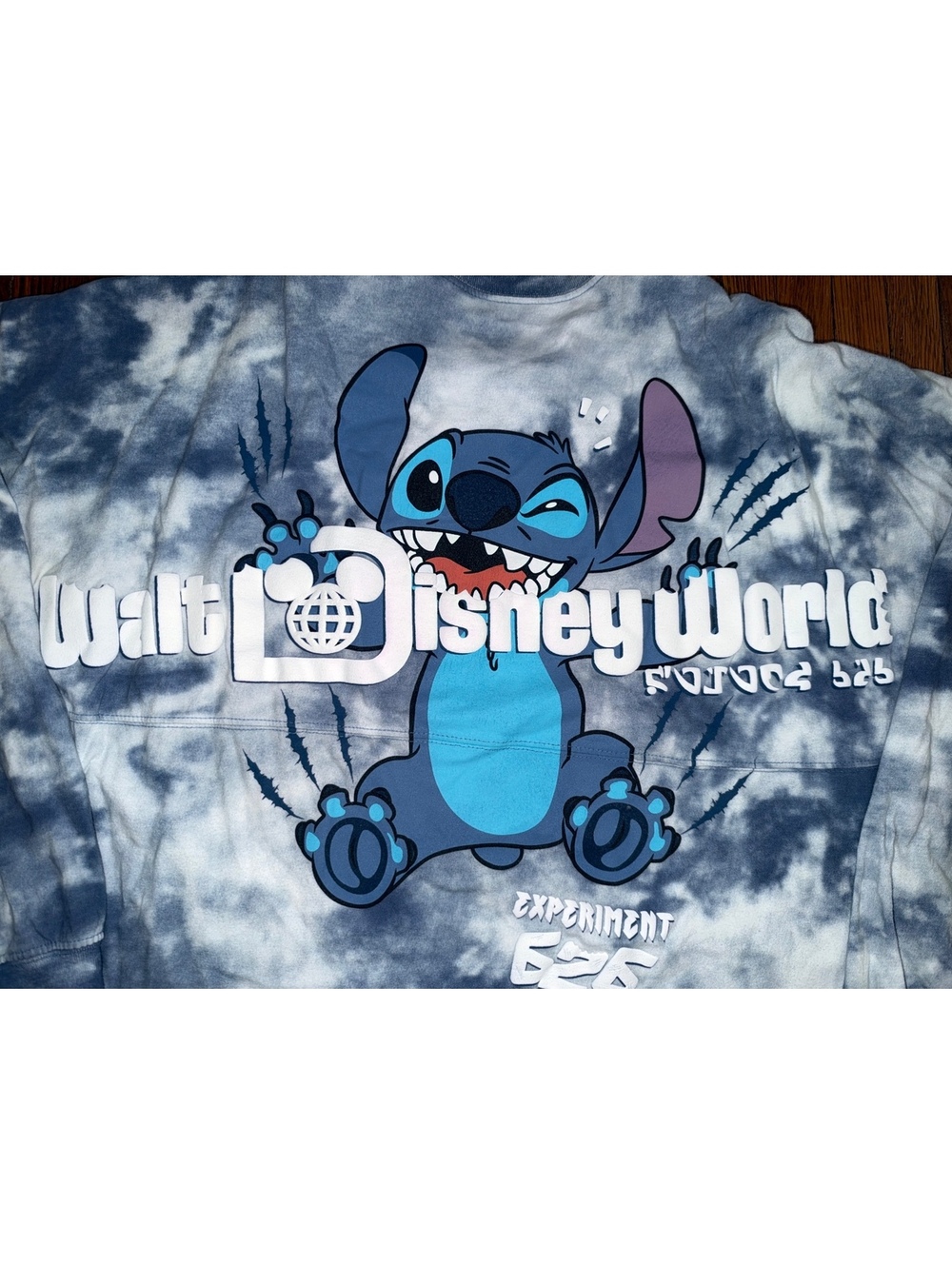 Disney Medium Stitch Spirit Jersey Blue Tie Dye Experiment 626 Disney World
